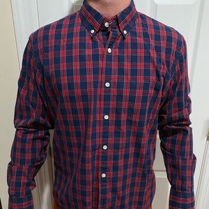 Men’s Checkered Button Down